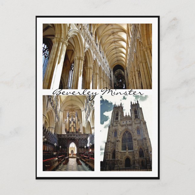 Beverley Minster [Postcard] v.3 Postkarte (Vorderseite)