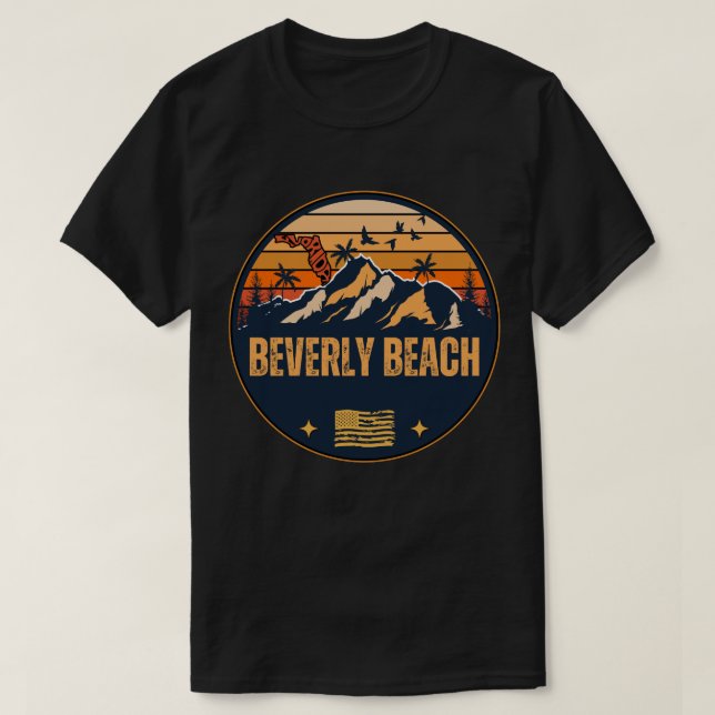 Beverly Beach, Florida T-Shirt (Design vorne)