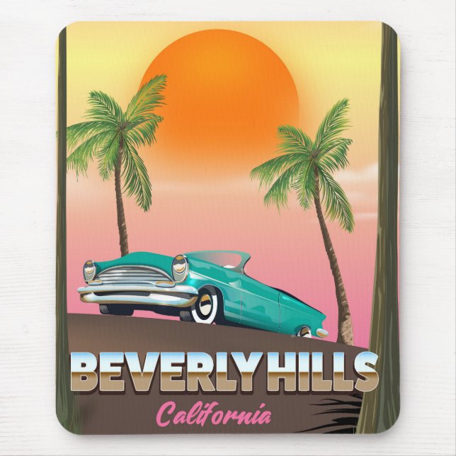 Beverly Hills California Mousepad (Vorne)