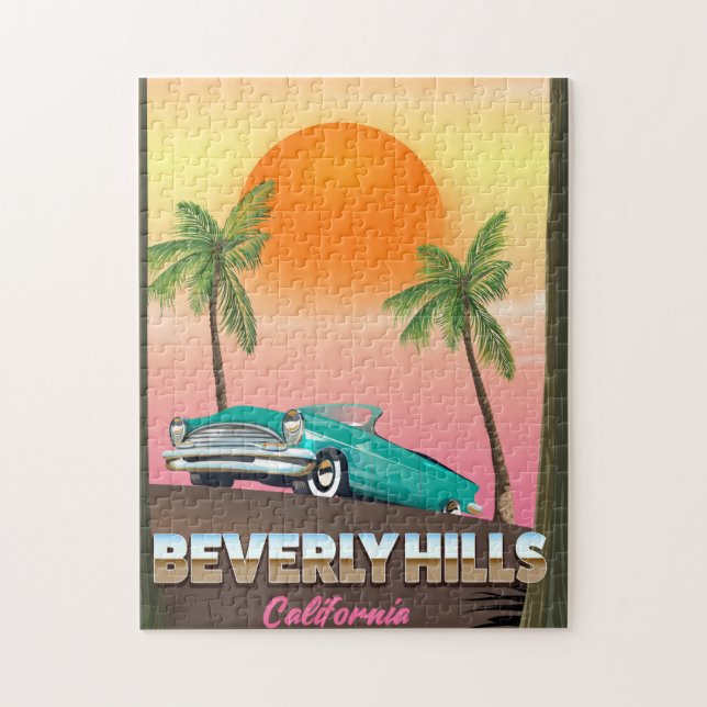 Beverly Hills California Puzzle (Vertikal)