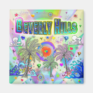 Beverly Hills Deep Dream Magnet
