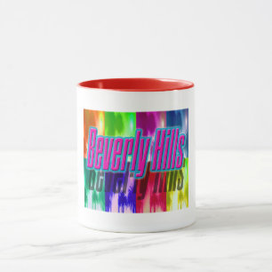 "Beverly Hills" Farbenfroher Palms Cup Tasse