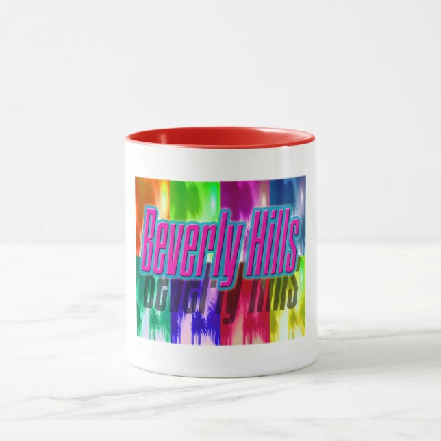 "Beverly Hills" Farbenfroher Palms Cup Tasse (Zentrum)