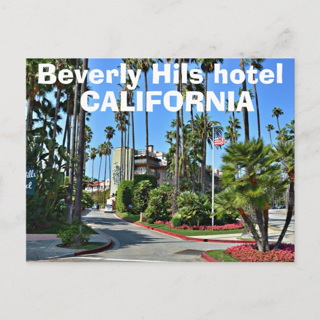 Beverly Hills Hotel ,Las Angeles Kalifornien Postkarte (Vorderseite)