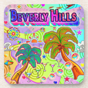 Beverly Hills Urlaub Ziel Untersetzer