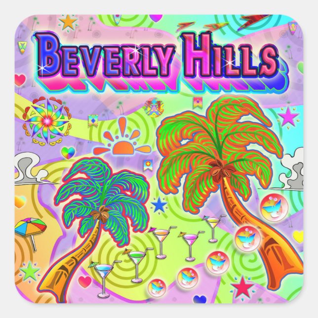 Beverly Hills Vacation Target Sticker (Vorderseite)