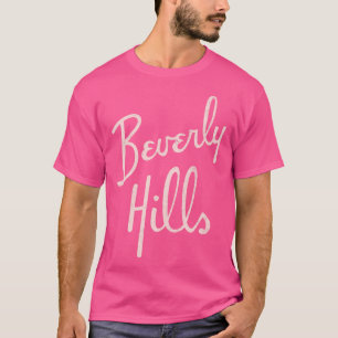Beverly Hills Vintag rosa T-Shirt