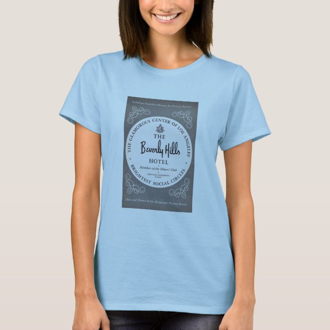 Beverly- Hillshotel-T - Shirt HOLLYWOOD 1953 (Vorderseite)