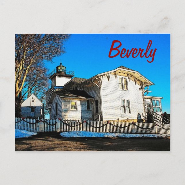 Beverly (MA) Postkarte (Vorderseite)