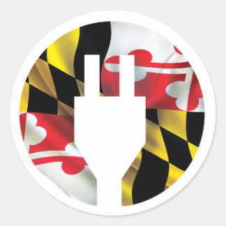 BEVI Plug-Sticker Runder Aufkleber