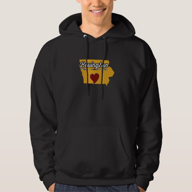 BEVINGTON IOWA IA USA Cute Souvenir Merch  US City Hoodie (Vorderseite)