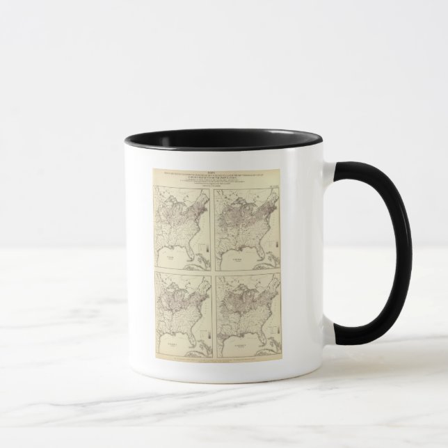 Bevölkerung Irlands und Deutschlands 1870 Tasse (Rechts)