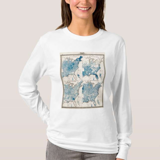 Bevölkerungsstatistik, vereinigte Zählung T-Shirt (Vorderseite)