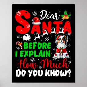 Bevor ich erkläre, wie viel Sie wissen Xmas Papill Poster