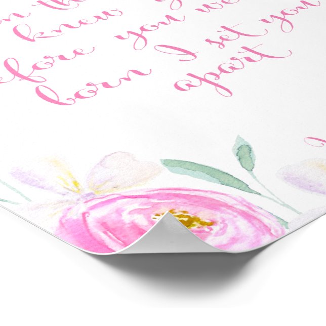 Bevor ich Sie in der Gebärmutter Ich kannte Sie -  Poster (Ecke)