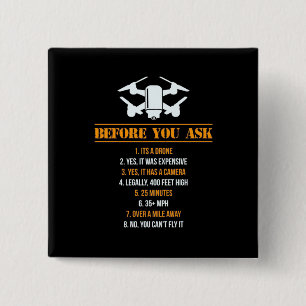 Bevor Sie Drohnenpilot Gefragt haben Button