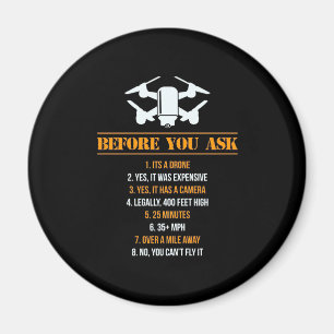 Bevor Sie Drohnenpilot Gefragt haben Magnet