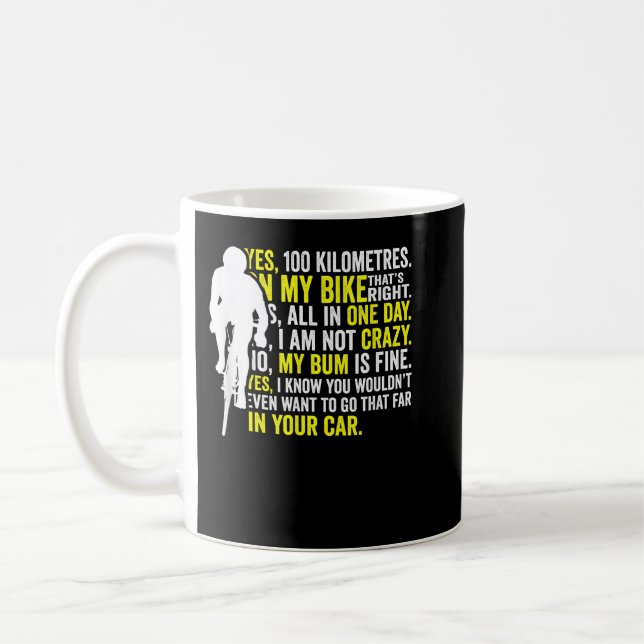 Bevor Sie Road Cycling Bicycle Funny Cyclist Gefra Kaffeetasse (Links)
