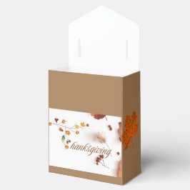 Bevorzugte Box Erntedank Design TENT-Felder Geschenkschachtel