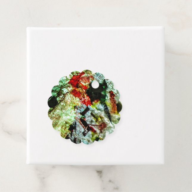 Bevorzugte Tags abstraktes Paket Geschenkanhänger (Beispiel)