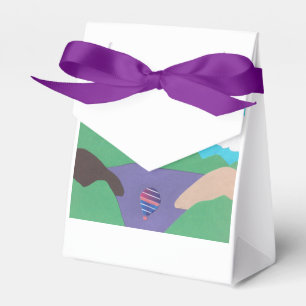 Bevorzugungs-Kasten mit Mountainsee-Entwurf Geschenkschachtel