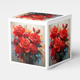Bevorzugungsbox - Die Rote Rose Artwork Geschenkschachtel