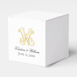 Bevorzugungsbox KW Monogram oder WK Monogram Geschenkschachtel