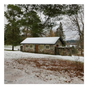 Bewabic Staat Park, Crystal Falls, MI Poster