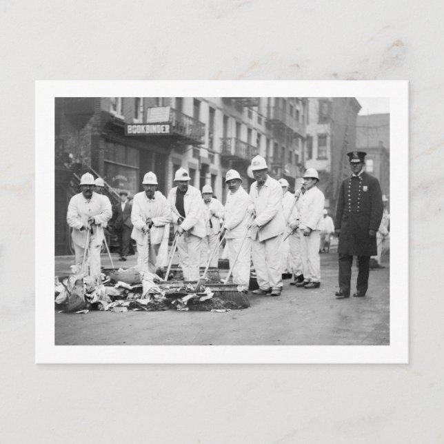 Bewachter Müll, 1911 Postkarte (Vorderseite)