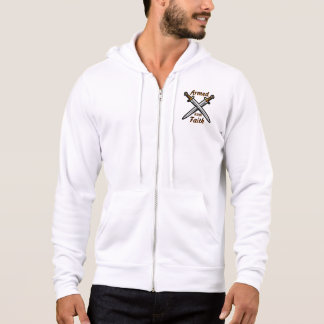 Bewaffnet mit dem biblischen Zitat des Glaubens, d Hoodie
