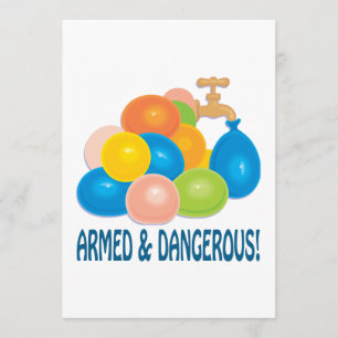 Bewaffnet und gefährlich einladung