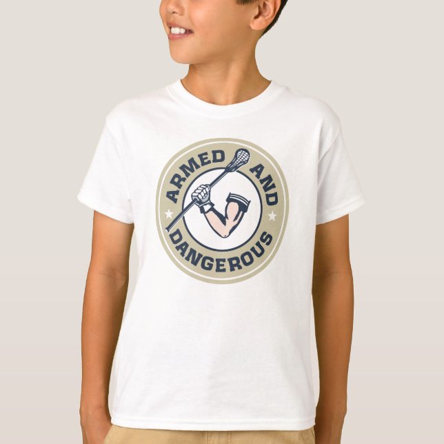 Bewaffnet und gefährlich T-Shirt (Vorderseite)