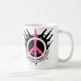 Bewaffnete höfliche Gesellschaft - Rosa Tasse