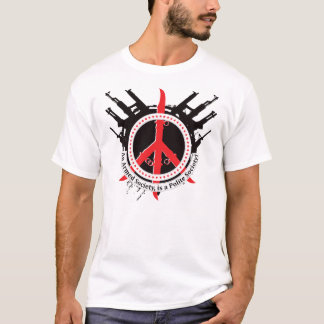 Bewaffnete höfliche Gesellschaft - Rot T-Shirt