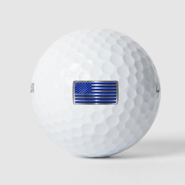 Bewaffnete Kräfte und Strafverfolgung USA Flaggent Golfball (Vorderseite)