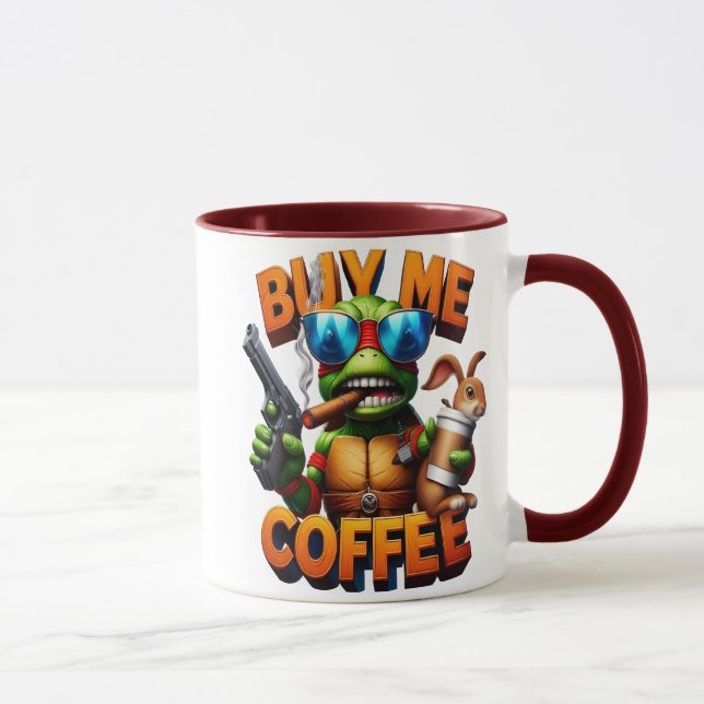 Bewaffnete Reptilien Morgenbraue kaufen mir einen  Tasse (Rechts)
