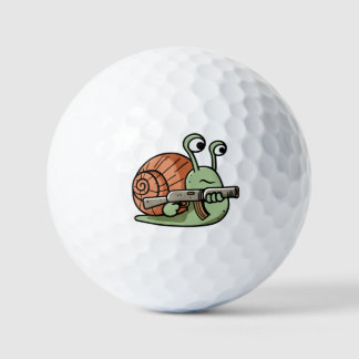 Bewaffnete Schnecke Golfball