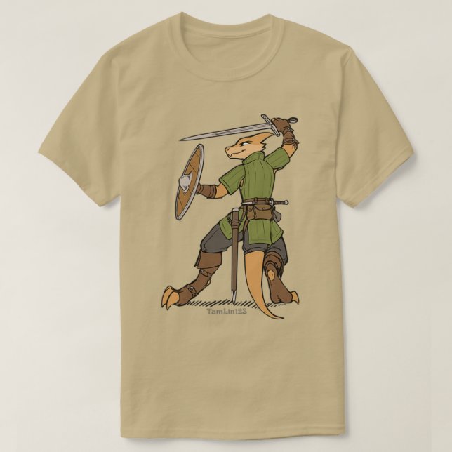 Bewaffnete und gefährliche Kobold T-Shirt (Design vorne)