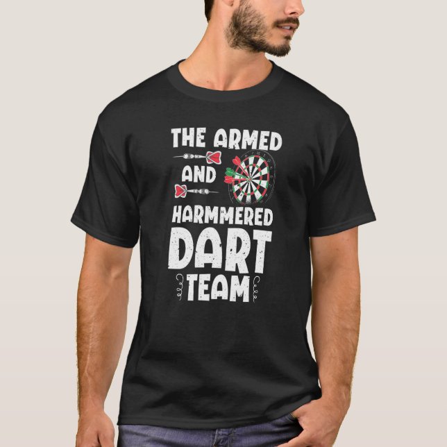 Bewaffnete und Hammermattteam-Angebotsspiele von D T-Shirt (Vorderseite)