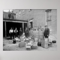 BEWAFFNETE VERBOTSAGENT SEIZE LIQUOR 1922