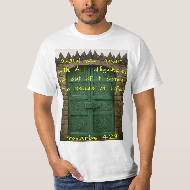 Bewahre dein Herz (JADED Gate) T-Shirt (Vorderseite)