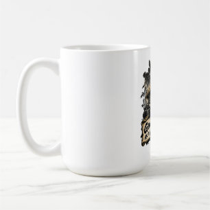 Bewahre den Geist wie ein gut gedecktes Haus Dhamm Kaffeetasse