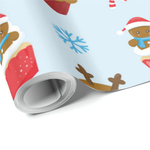 Bewahre oder erstelle dein eigenes glänzendes Gesc Geschenkpapier