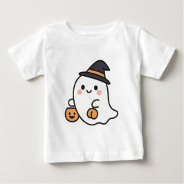 Bewahre Ruhe und genieße die gruselige Jahreszeit Baby T-shirt