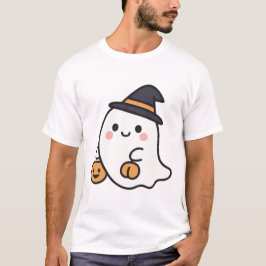 Bewahre Ruhe und genieße die gruselige Jahreszeit T-Shirt