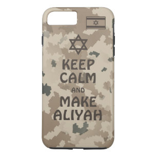 Bewahre Ruhe und kehre nach Israel zurück - Wüste Case-Mate iPhone Hülle