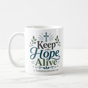 Bewahren Sie die christliche Ermutigungsbotschaft  Kaffeetasse
