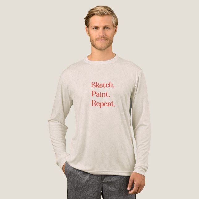 Bewahren Sie die Dynamik mit kreativen Sessions Tri-Blend Shirt (Volle Vorderseite)
