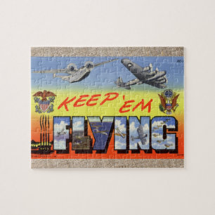 Bewahren Sie 'em Flying Army Air Corps Zweiter Wel Puzzle