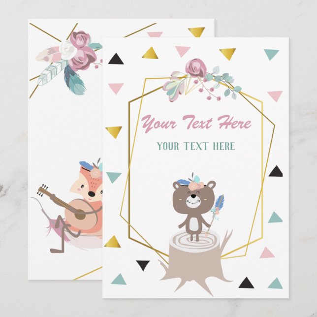 Bewahren Sie jede Einladung zu Veranstaltungen auf (Vorne/Hinten)